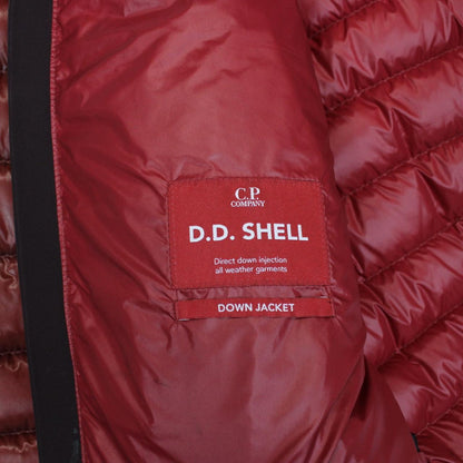 CP Company Kethcup Red DD Shell Nylon Goggle Down Jacket