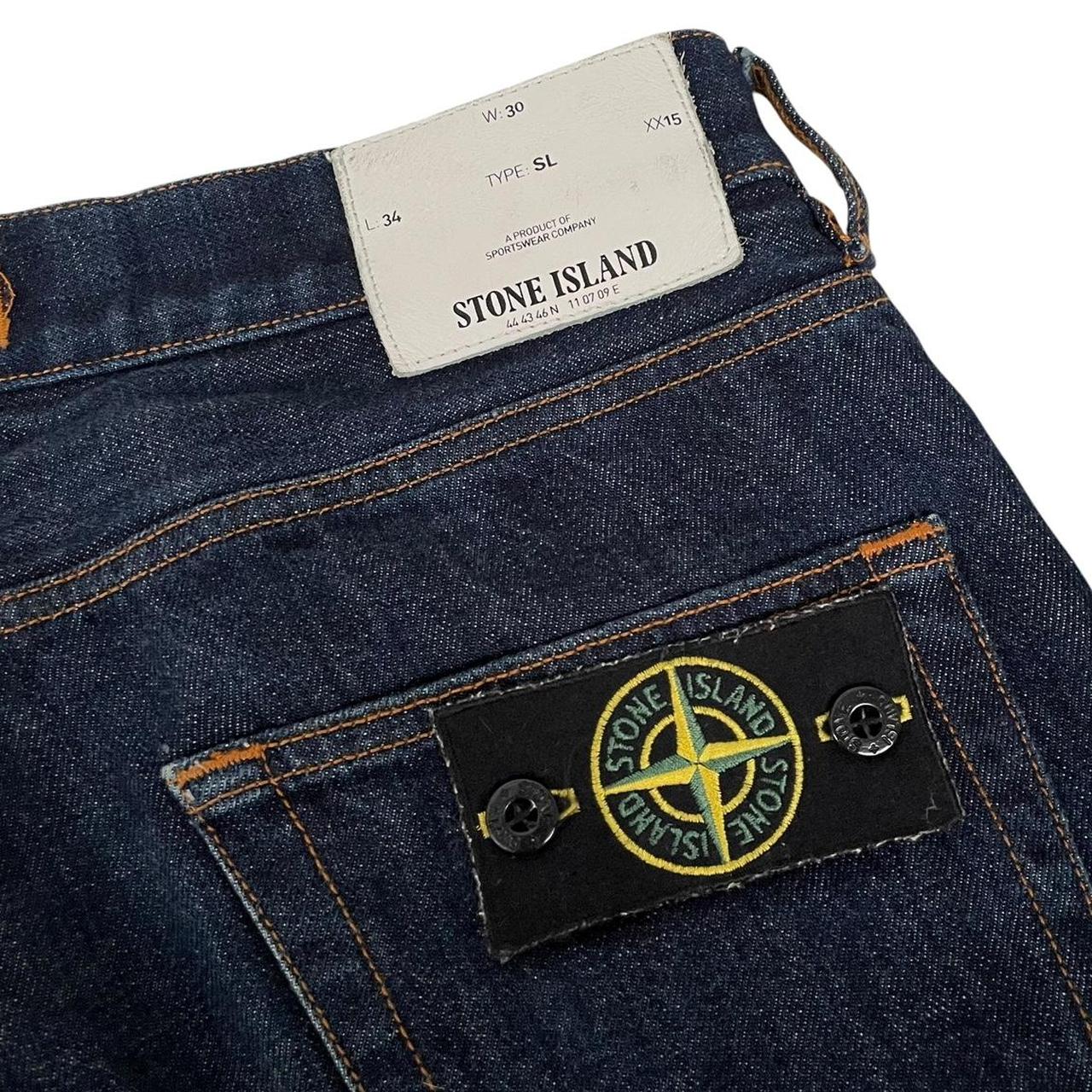 Stone Island SS 2015 Navy Blue Slim Fit Denim Jeans