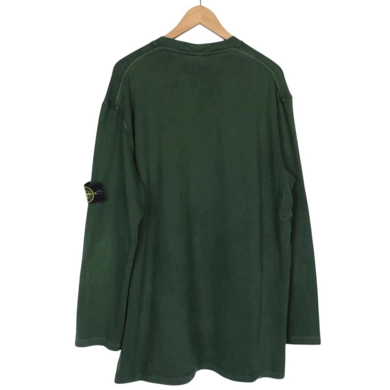 Vintage Stone Island AW 2007 Green Cotton Sweatshirt Jumper