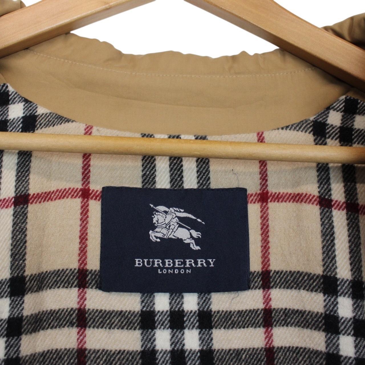 Vintage Burberry London Tan Brown Nova Check Lined Quilted Jacket