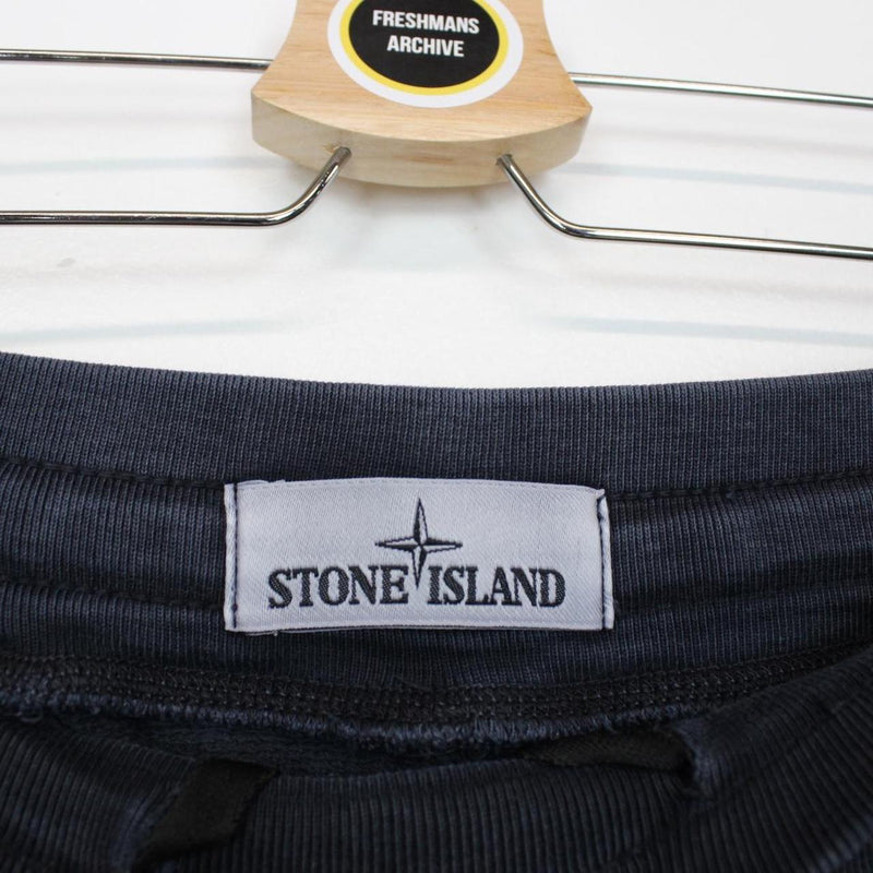 Stone Island SS 2016 Navy Blue Cotton Jogger Shorts