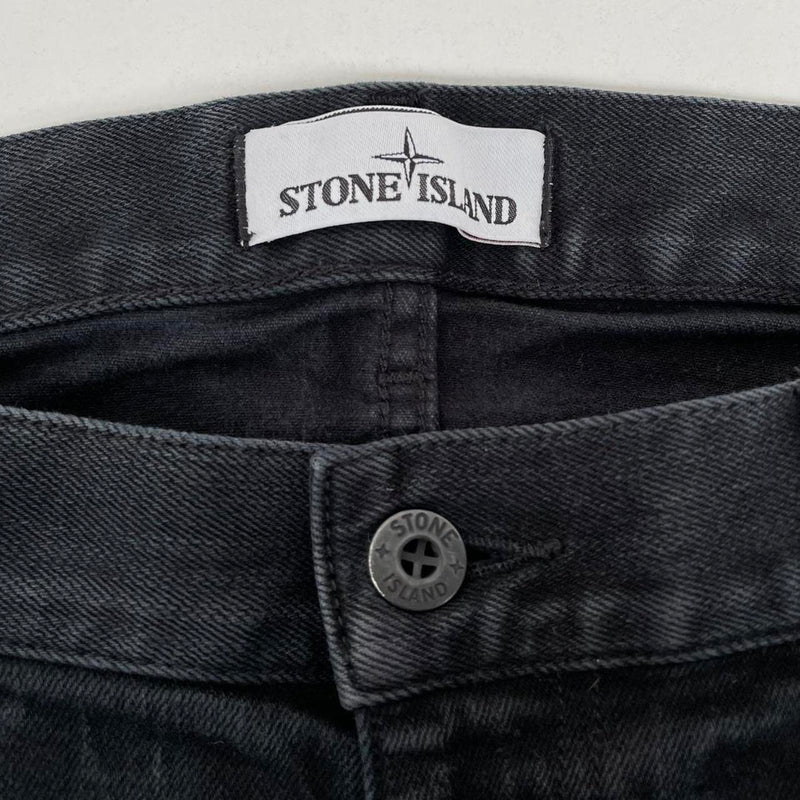 Stone Island AW 2018 Black Skinny Fit Denim Jeans