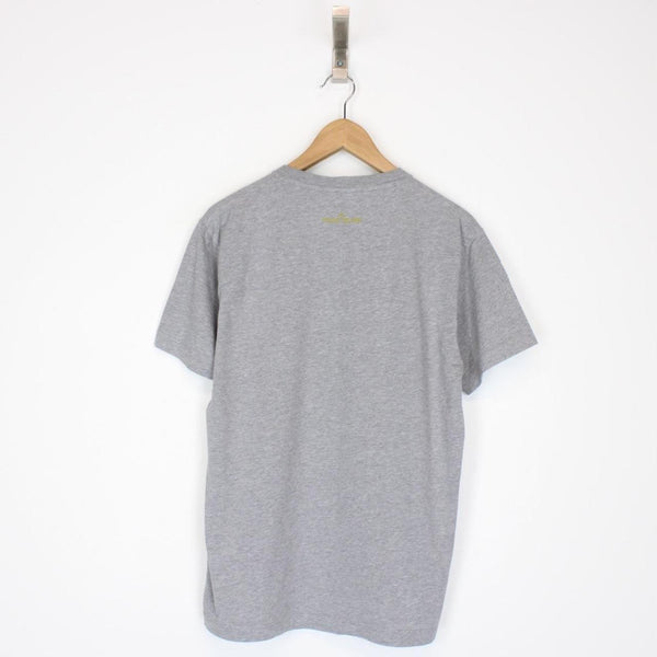 Stone Island AW 2021 Grey Short Sleeve Logo Print T-Shirt