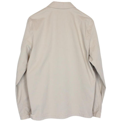 Stone Island SS 2023 Beige Full Zip Cotton Overshirt Jacket