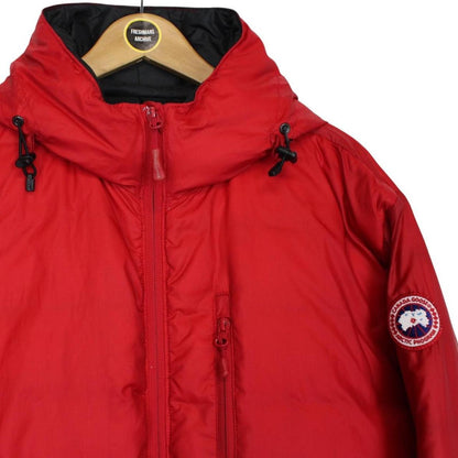 Canada Goose Lodge Hoody Red Full Zip Down Jacket