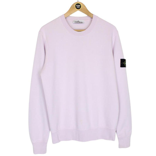Stone Island SS 2022 Pink Cotton Sweatshirt Jumper