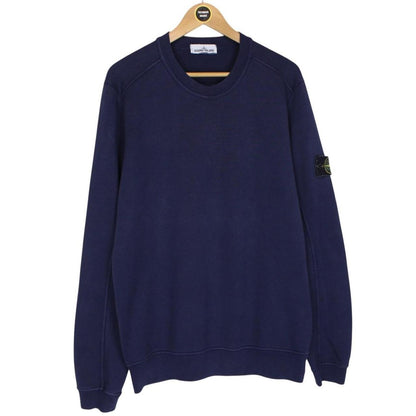 Stone Island SS 2016 Navy Blue Cotton Sweatshirt Jumper