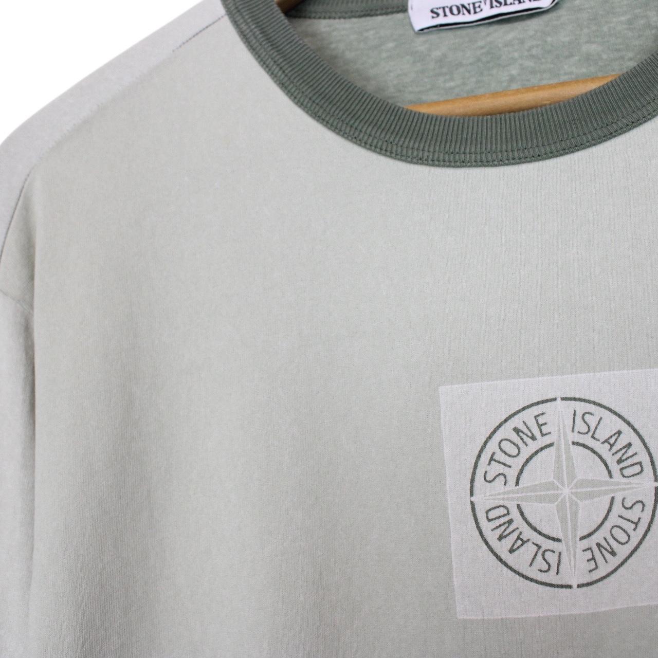 Stone Island SS 2019 Green Long Sleeve Compass T-Shirt