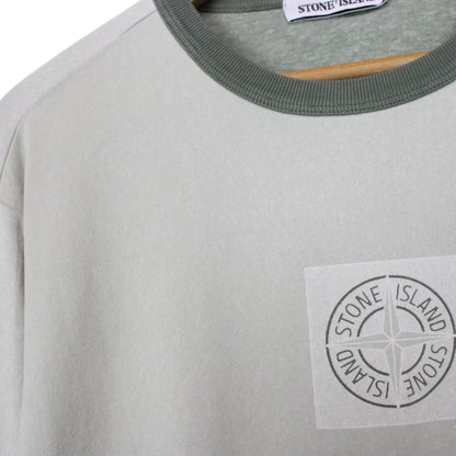 Stone Island SS 2019 Green Long Sleeve Compass T-Shirt