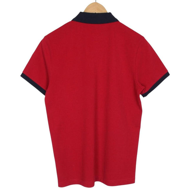 Moncler Maglia Manica Corta Red Short Sleeve Polo Shirt