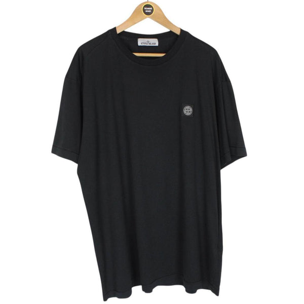 Stone Island SS 2022 Black Short Sleeve Compass T-Shirt