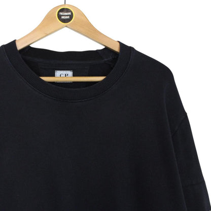 CP Company Navy Blue Goggle Lens Cotton Sweatshirt Jumper