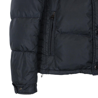 Moncler Chamonix Navy Blue Full Zip Down Jacket