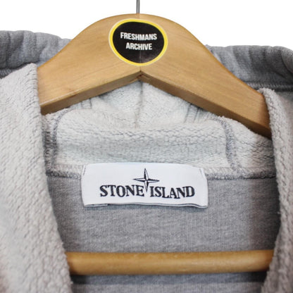Stone Island AW 2021 Grey Cotton Hoodie Jumper