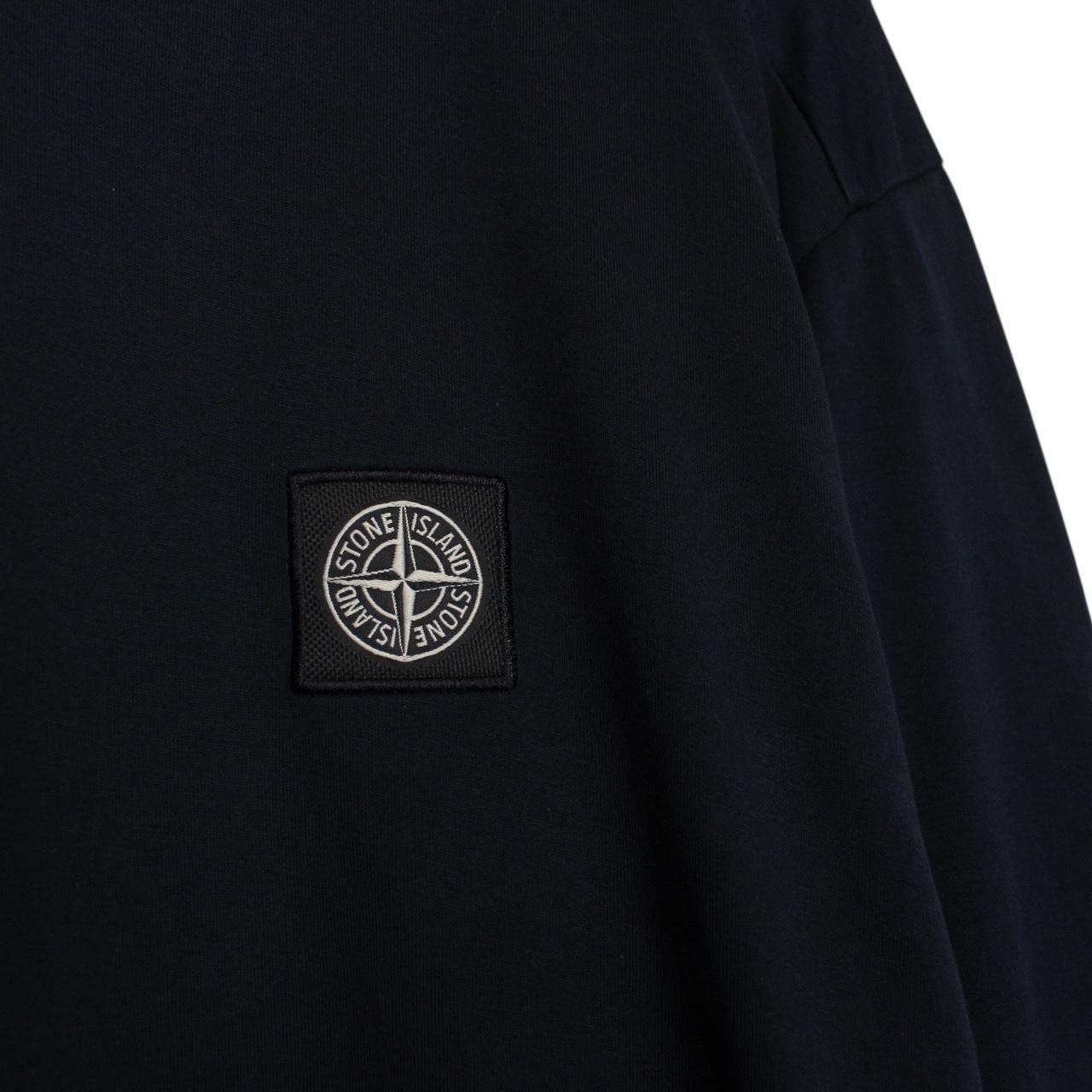 Stone Island SS 2020 Navy Blue Long Sleeve Compass T-Shirt