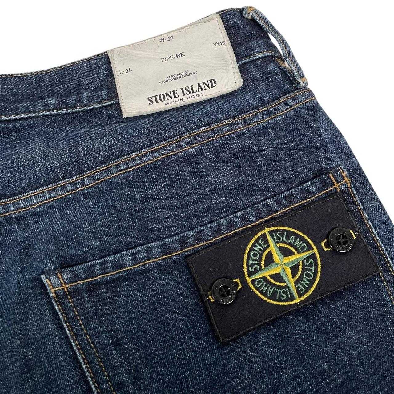Stone Island AW 2010 Navy Blue RE Fit Denim Jeans