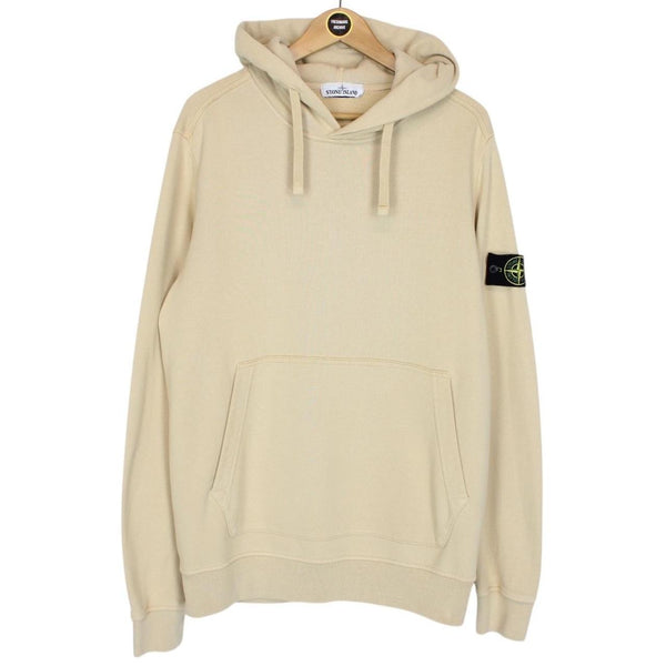Stone Island AW 2019 Beige Cotton Hoodie Jumper
