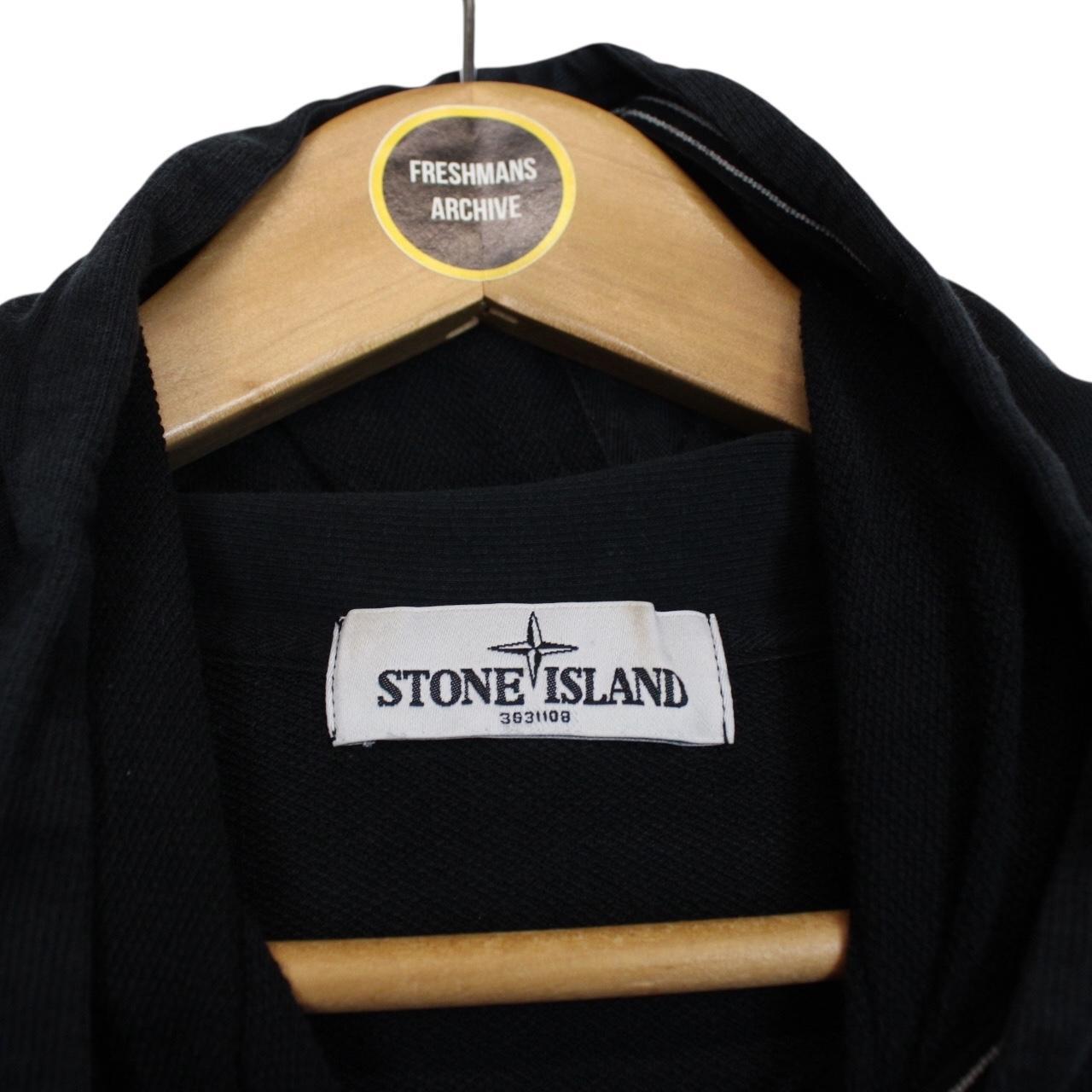Stone Island SS 2013 Black Cotton Hoodie Jumper