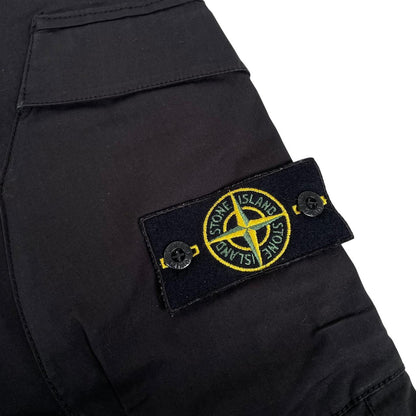 Stone Island SS 2019 Black RE-T Fit Cargo Trousers
