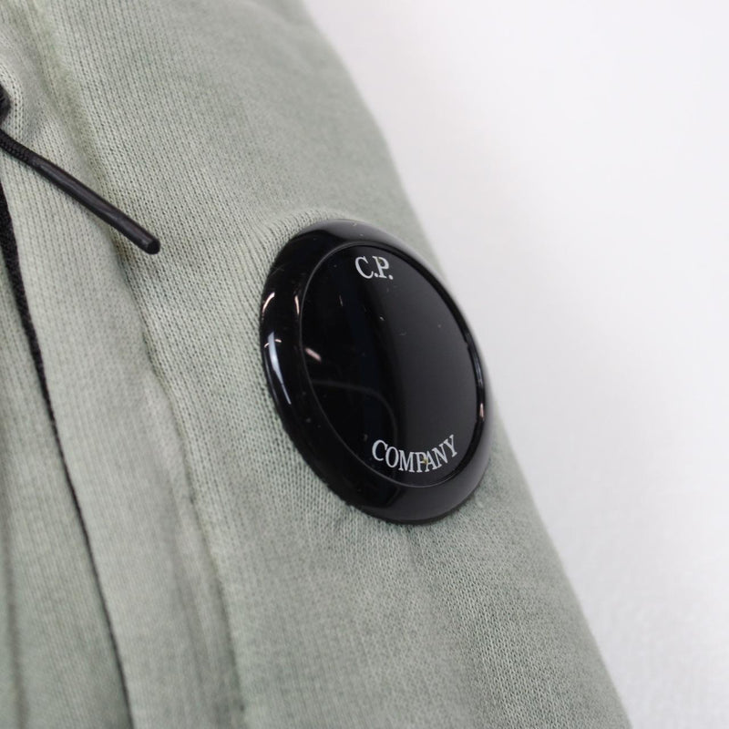 CP Company Green Resist Dyed Cotton Lens Hoodie Jumper