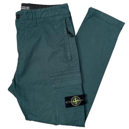 Stone Island Green RE-T Fit Cargo Trousers