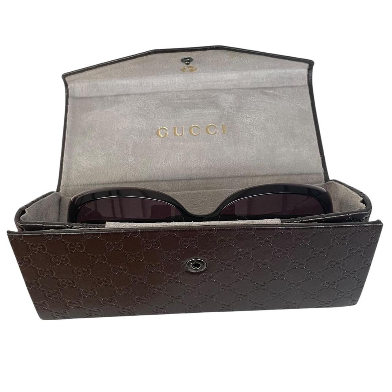 Gucci Brown and Pink GG 3188/S Rectangle Sunglasses