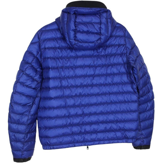 Moncler Morvan Blue Full Zip Hooded Down Jacket