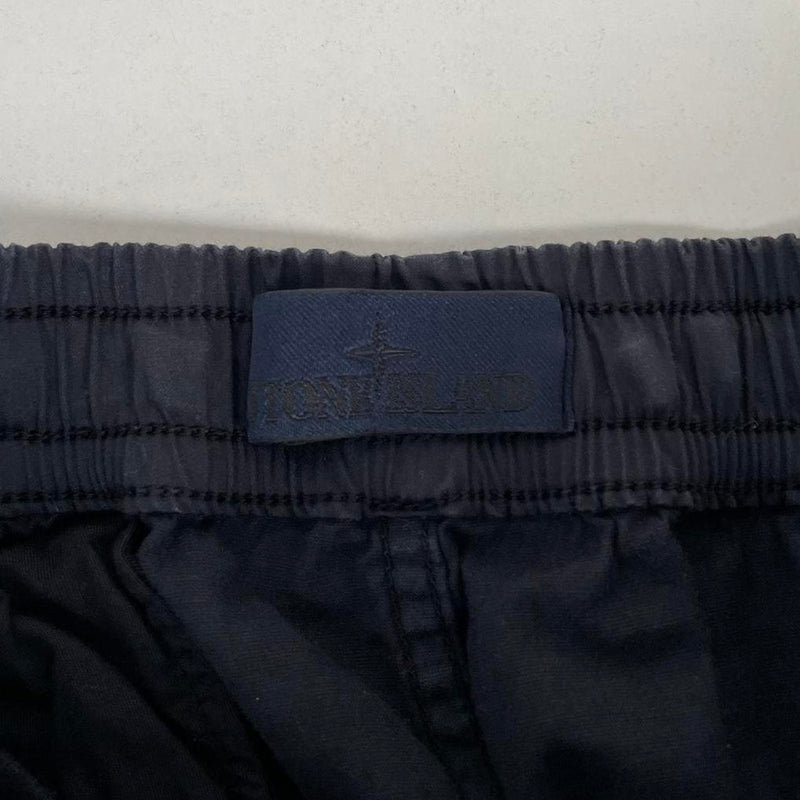 Stone Island Ghost SS 2021 Navy Blue RE-T Fit Cargo Trousers