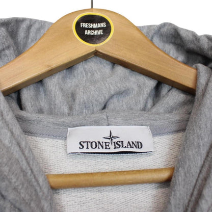 Stone Island AW 2024 Grey Cotton Hoodie Jumper