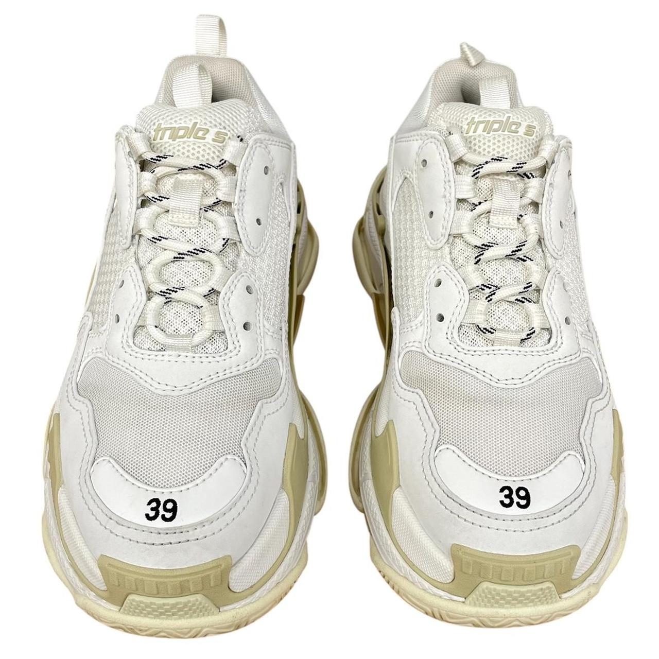 Balenciaga Triple S White Mesh Trainers