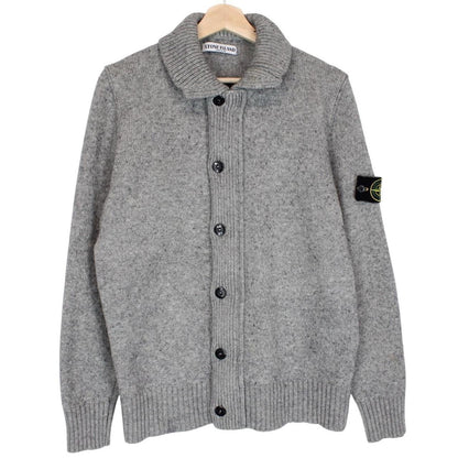 Stone Island AW 2011 Grey Wool Knit Cardigan Jumper