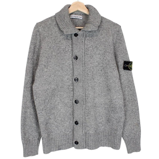 Stone Island AW 2011 Grey Wool Knit Cardigan Jumper
