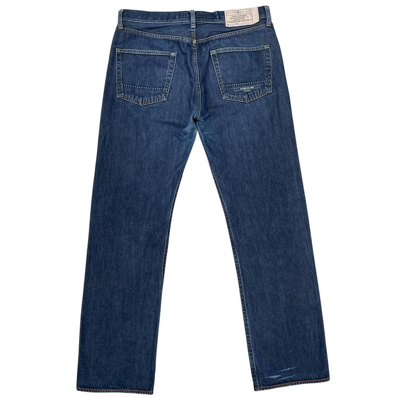 Vintage Stone Island Denims Navy Blue Straight Leg Fit Denim Jeans