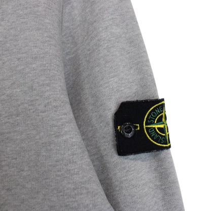 Stone Island AW 2021 Grey Cotton Hoodie Jumper