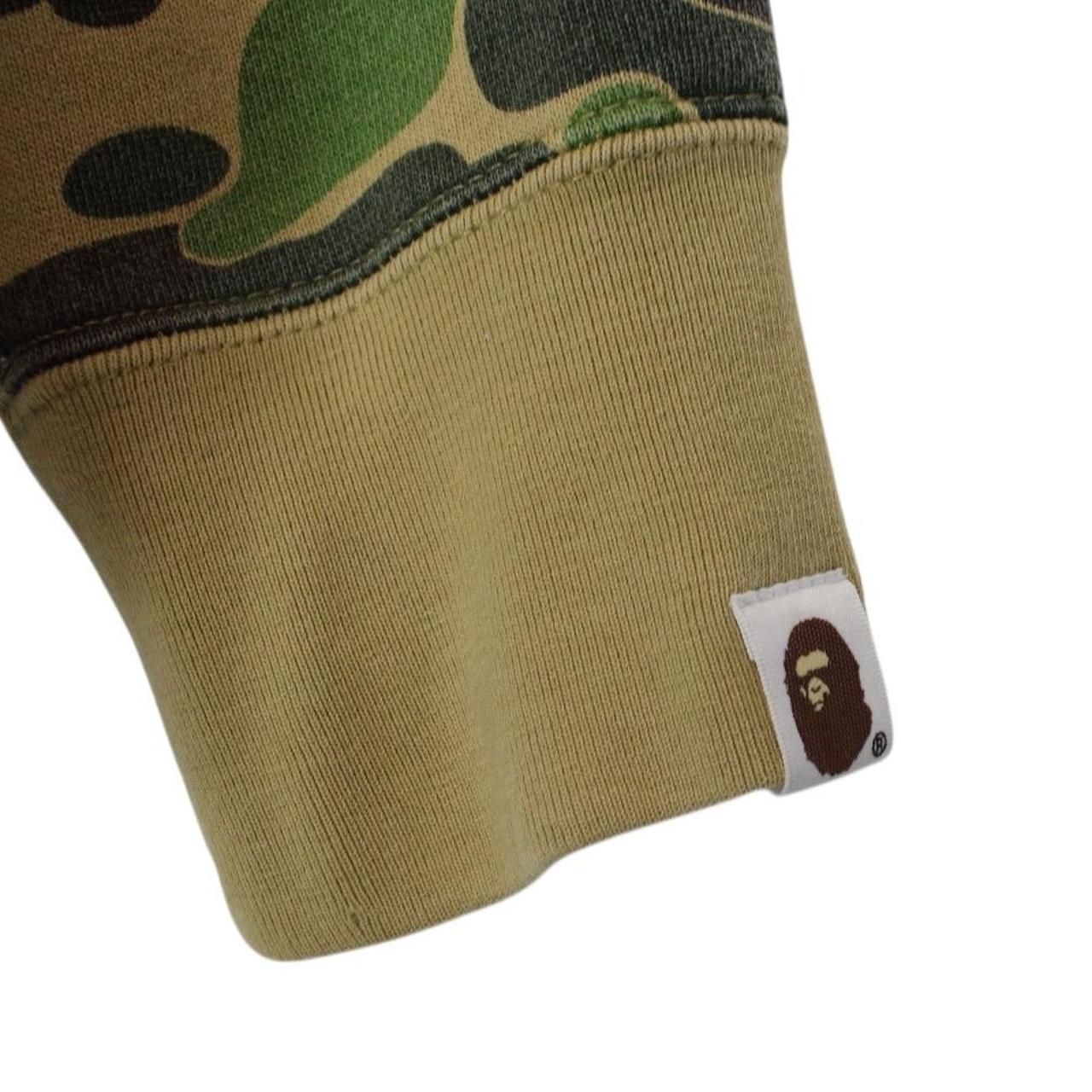 Bape Green ABC Camo 2nd Ape Pullover Cotton Hoodie