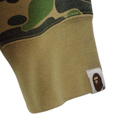 Bape Green ABC Camo 2nd Ape Pullover Cotton Hoodie