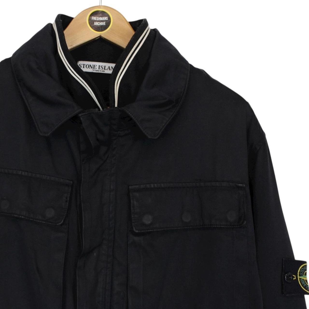 Vintage Stone Island AW 2007 Navy Blue Raso Gommato Dutch Rope Jacket