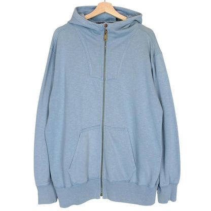 Vintage Stone Island Denims AW 2008 Blue Cotton Full Zip Hoodie Jumper