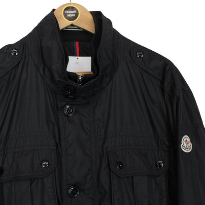 Moncler Black Mate Full Zip Multi Pocket Jacket
