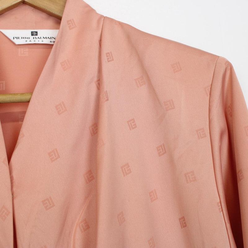 Vintage Pierre Balmain Pink Silk Jacket