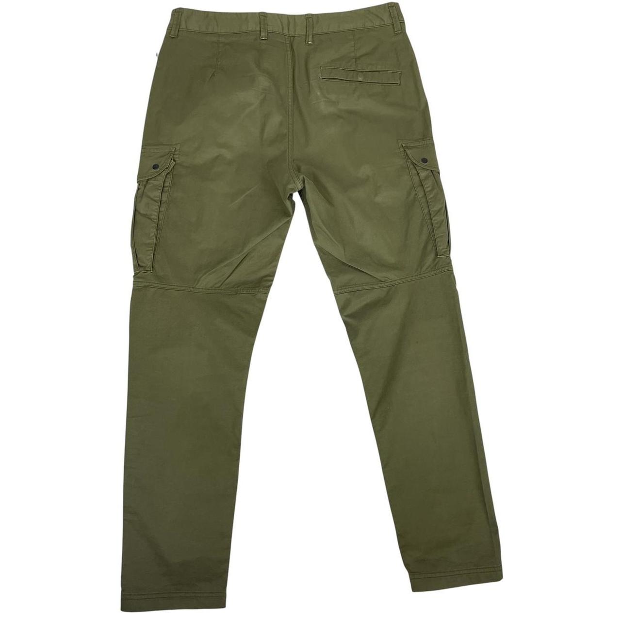 Stone Island SS 2021 Khaki Green RE-T Fit Cargo Trousers