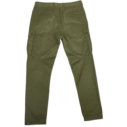 Stone Island SS 2021 Khaki Green RE-T Fit Cargo Trousers