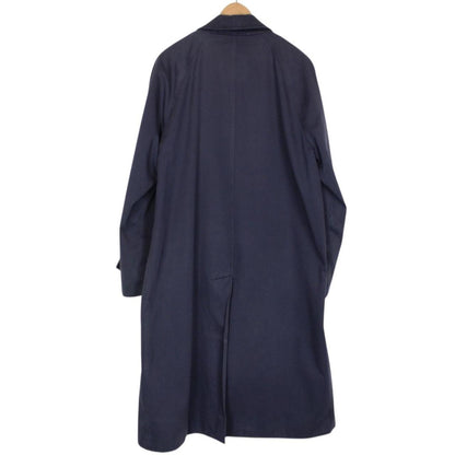 Vintage 90s Burberry Navy Blue Single Breasted Trench Coat