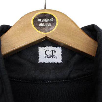 CP Company Navy Blue 1/4 Zip Lens Sweatshirt Jumper