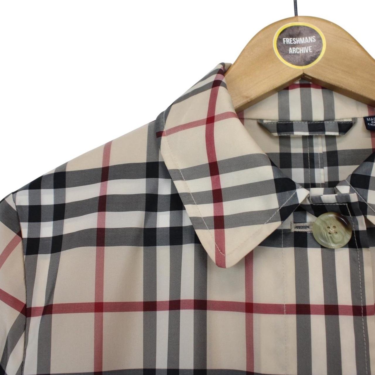 Burberry London Beige Nova Check Trench Coat