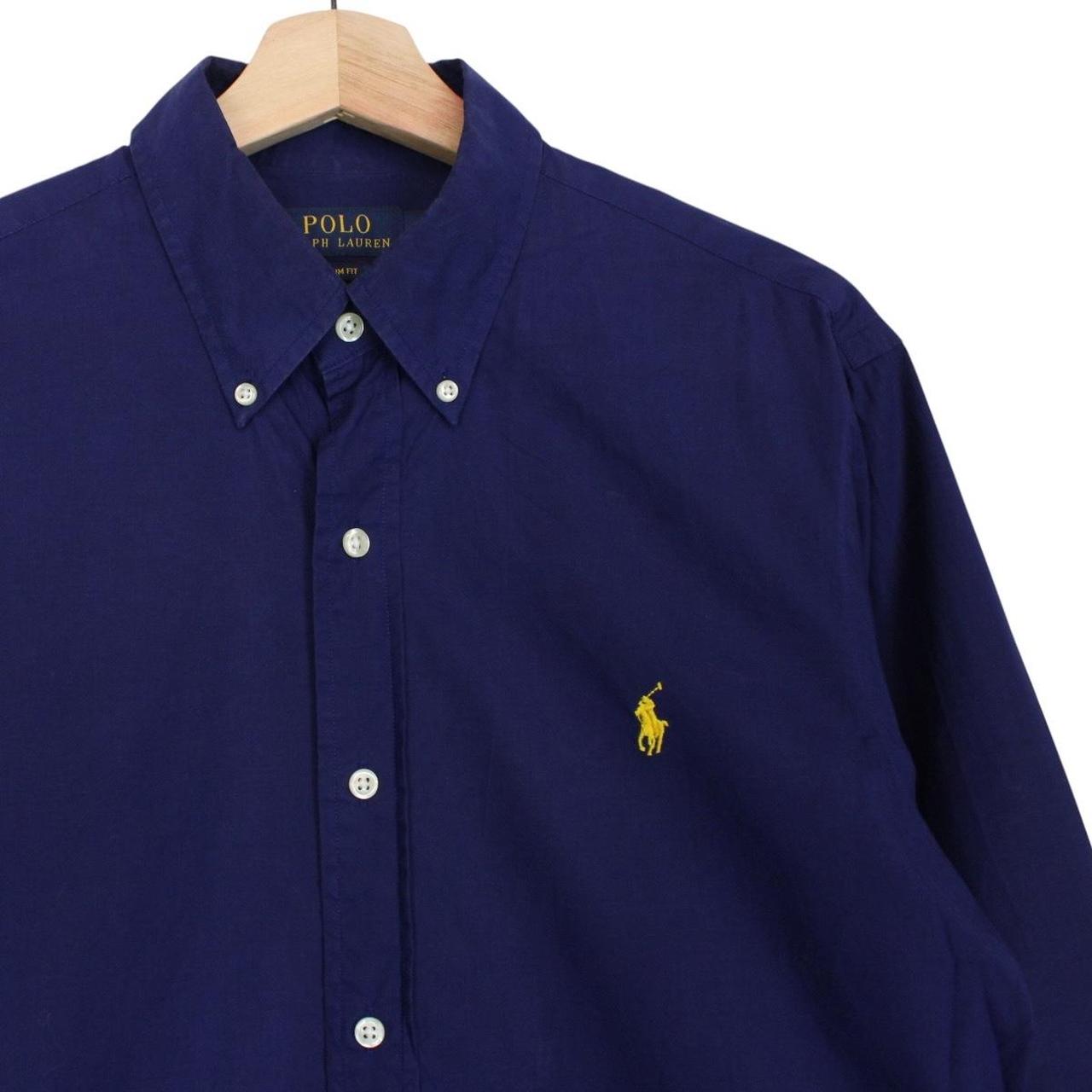 Polo Ralph Lauren Blue Slim Fit Long Sleeve Cotton Shirt