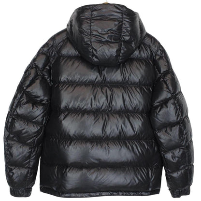 Moncler Maya Black Full Zip Hooded Down Puffer Jacket