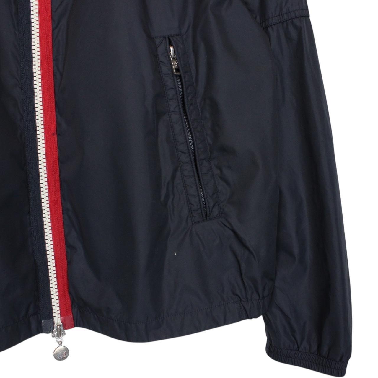 Moncler Keralle Navy Blue Nylon Full Zip Windbreaker Jacket