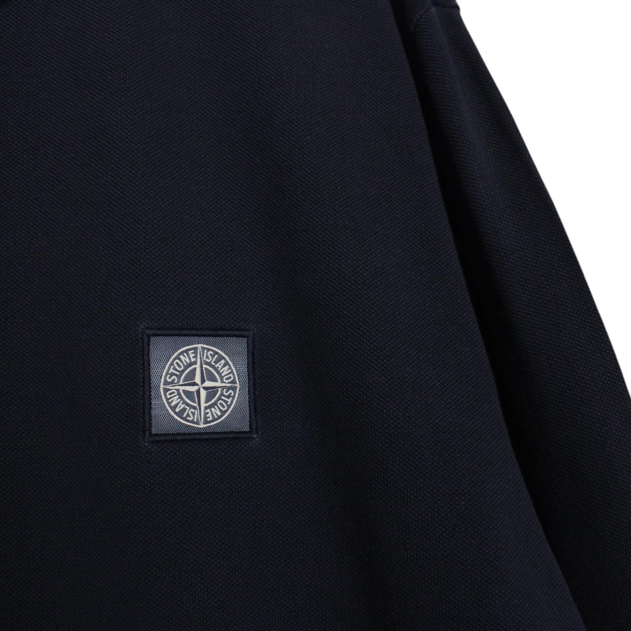Stone Island AW 2016 Navy Blue Long Sleeve Compass Polo Shirt