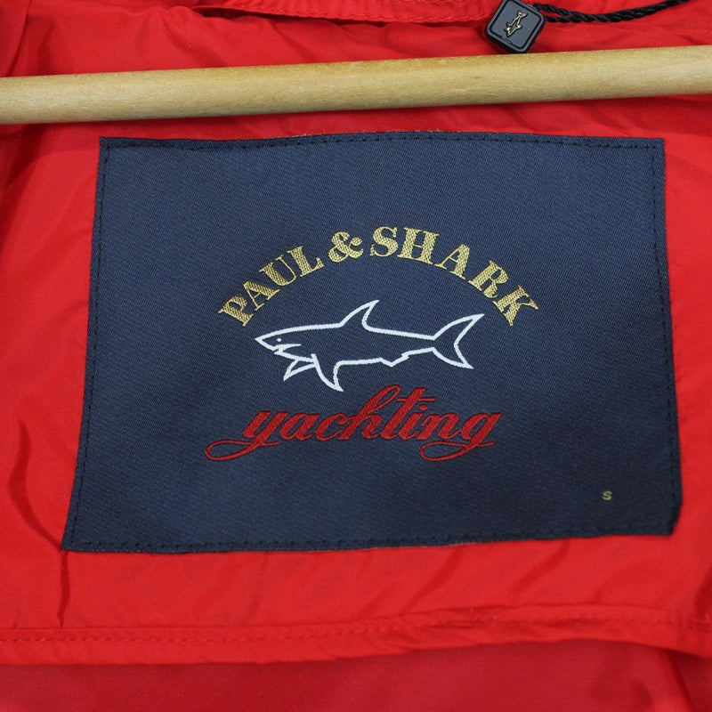 Paul &amp; Shark Red and Black Full Zip Windbreaker Jacket